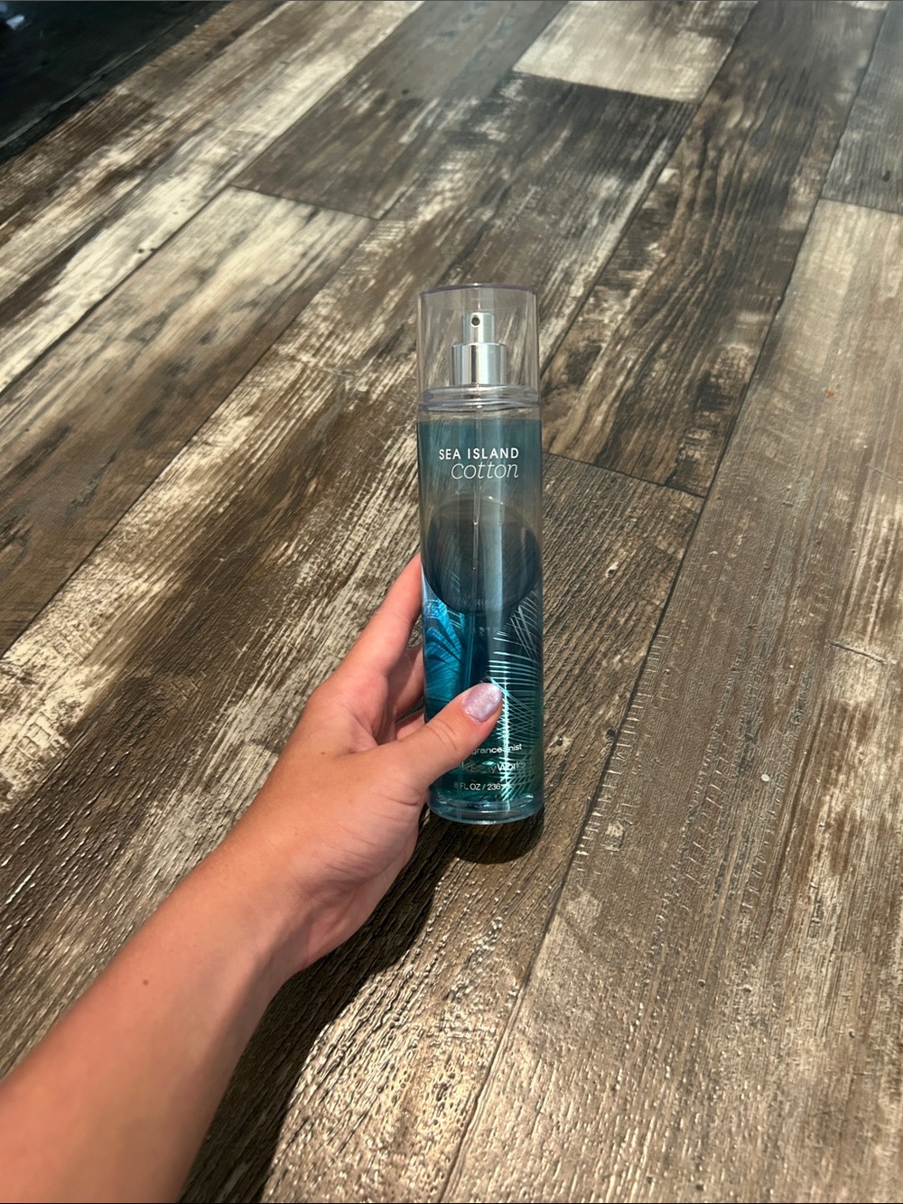 Sea Island Cotton Fragrance Mist - Teal/Blue Bottle